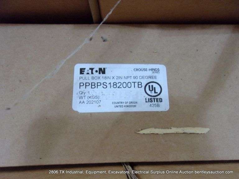 PALLET: PPBPS18200 TB 18" X 2" PULL - BOX - 119 PC'S