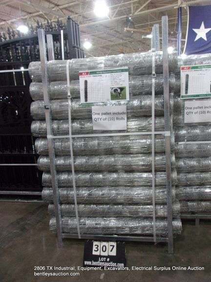 KJ ALL-METAL K1230 HOT DIPPED GALVANIZED LIVESTOCK FIELD FENCE - (10 ROLLS X MONEY)