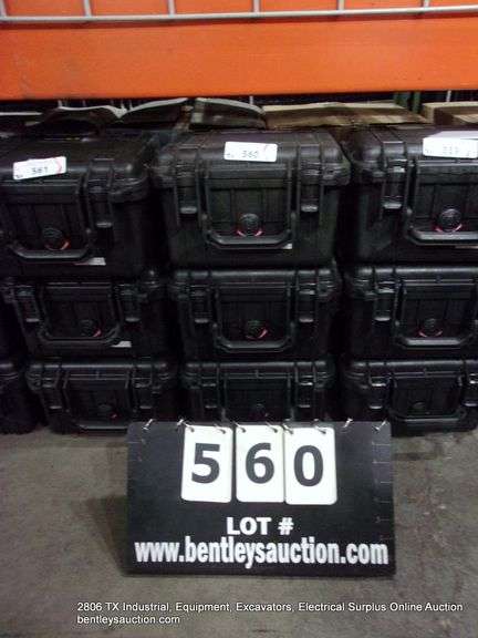 PELICAN 1300 BLACK POLY CASES (3X MONEY)