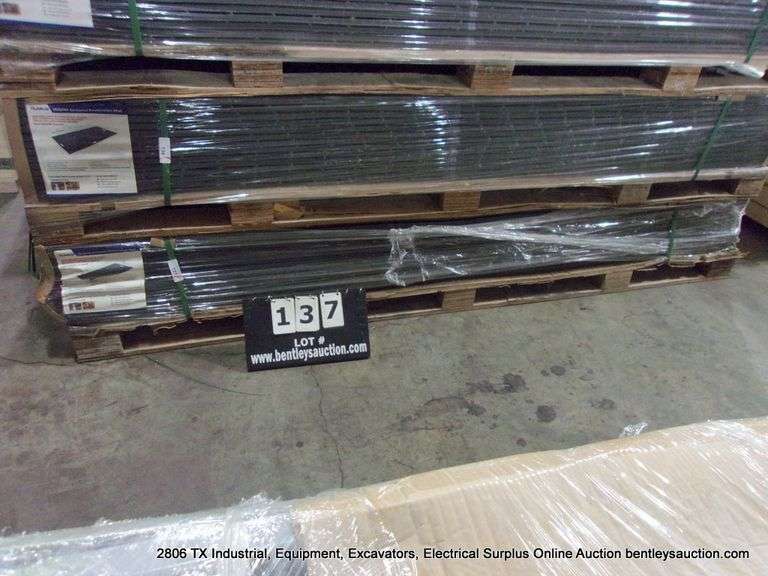 IRANCH IRGPM GROUND PROTECTION MATS - 4' X 8' X 1/2" - DIAMOND PLATE PATTERN - (14 SHEETS X MONEY)