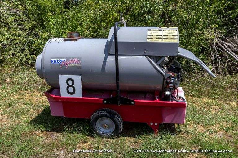 Frost Fighter Heater, Model IDF-500 , 5000,000 BTU, uses #2 Furnace Oil.