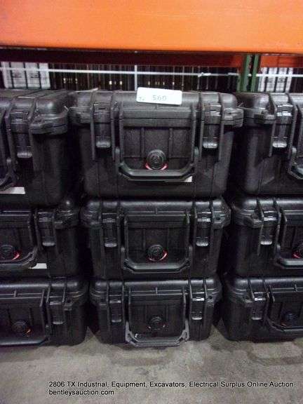 PELICAN 1300 BLACK POLY CASES (3X MONEY)