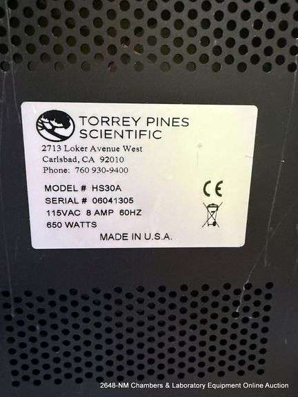 TORREY PINES SCIENTIFIC HS30A SCALE