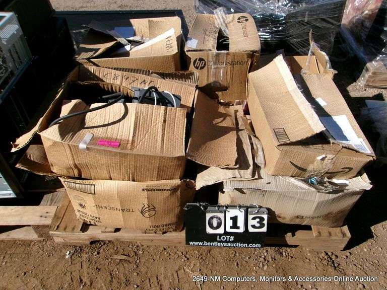 MISC: BOXES, KEYBOARDS, COMPUTER CABLES, OFFICE PHONES (8X MONEY)