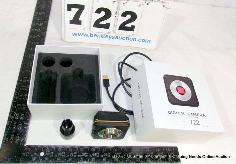 AMSCOPE MU503B MICROSCOPE DIGITAL CAMERA W/ RU050 ADAPTER