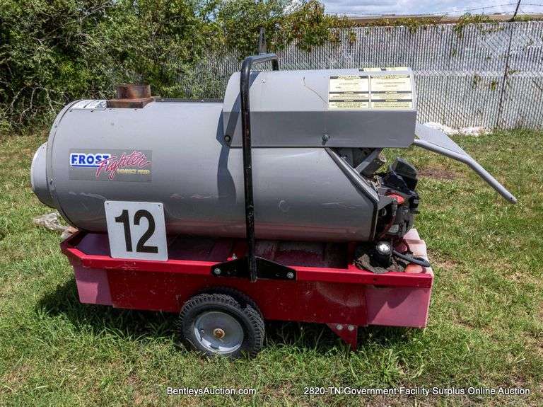 Frost Fighter Heater, Model IDF-500 , 5000,000 BTU, uses #2 Furnace Oil.
