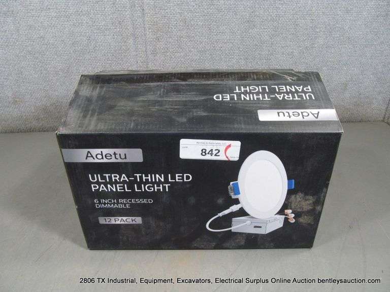 BOX: 12-PACK ADETU 6" 12 WATT CAN LIGHT - LED