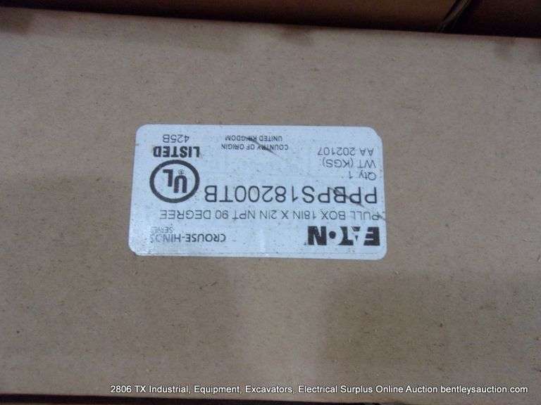 PALLET: PPBPS18200 TB 18" X 2" PULL - BOX - 120 PC'S