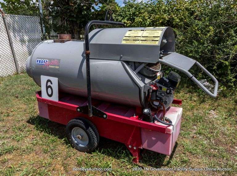 Frost Fighter Heater, Model IDF-500 , 5000,000 BTU, uses #2 Furnace Oil.