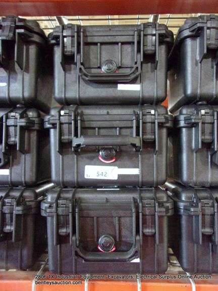 PELICAN 1300 BLACK POLY CASES (3X MONEY)