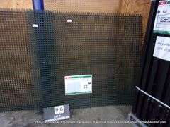 KJ ALL-METAL GREEN POWDER CRATED WIRE MESH PANELS - 5' X 5' X 6" (3X MONEY)