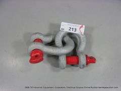 JK ALL METAL KG45 HEAVY DUTY STEEL SHACKLES /LIFTING SHACKLES - 4-3/4 TON X 3/4" (2X MONEY)