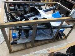 AGT INDUSTRIAL SKID LOADER MOUNT HYDRAULIC AUGER - 6", 12", 14"