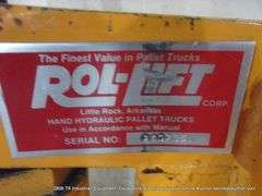 ROL-LIFT SHORT FORK PALLET JACK