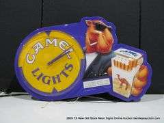 CAMEL JOE CLOCK, 18" X 30"