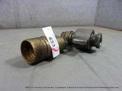 PAIR: HYDRAULIC PUMP SEMI TRAILER FITTINGS