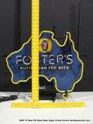 FOSTERS AUSTRALIAN FOR BEER, MAP, 25" X 29"