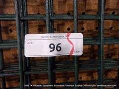 KJ ALL-METAL GREEN POWDER CRATED WIRE MESH PANELS - 5' X 5' X 6" (3X MONEY)