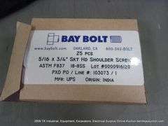 BOX: BAY BOLT 5/16" X 3/4" SHOULDER SCREWS