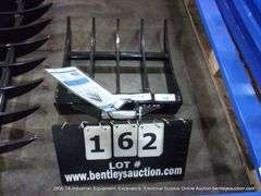 IRANCH IREAS MINI EXCAVATOR RAKE ATTACHMENT 16" WIDE