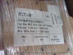 PALLET: EATON PPBPS36400TB - PULL BOX M/S 36" X 4" NPT 90 DEGREE - 20 PC'S
