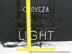 COORS LIGHT SQUIGGLE CERVEZA, 24" X 26"