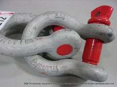 JK ALL METAL KG45 HEAVY DUTY STEEL SHACKLES /LIFTING SHACKLES - 4-3/4 TON X 3/4" (2X MONEY)