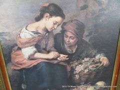 THE LITTLE FRUIT SELLER - FRAMED