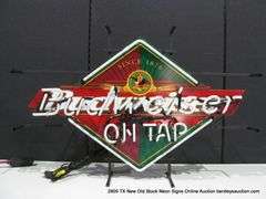 BUDWEISER ON TAP DIAMOND, 20" X 30"