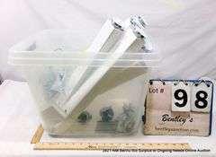 CONTENTS OF BIN: METAL CASTER WHEELS