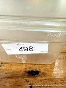 4 - PLASTIC CAMBRO BINS