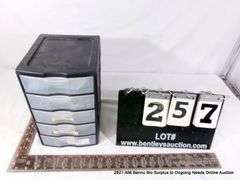 STERILITE 3 DRAWER MEDIUM CART