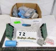 BOX: ASSORTED ELECTRONICS - BATTERIES, SENSORS