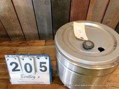 STAINLESS STEEL WARMER POT