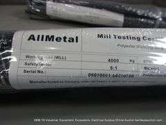 KJ ALL METAL KG44 LIFTING NYLON STRAPS - 4 TON X 2 METERS - GREY (2X MONEY)