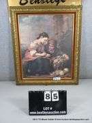 THE LITTLE FRUIT SELLER - FRAMED