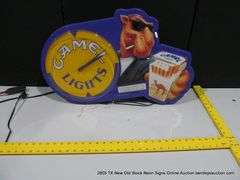 CAMEL JOE CLOCK, 18" X 30"