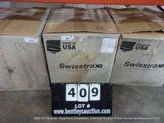 BOX: SWISSTRAX GARAGE FLOW PRO RIBTRAX GARAGE FLOORING TILES - SNAP TOGETHER - GREY 24-PCS