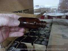 OWENS BROCKWAY 1 OZ BROWN GLASS CONTAINERS