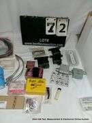 BOX: ASSORTED ELECTRONICS - BATTERIES, SENSORS