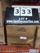 OWENS BROCKWAY 1 OZ BROWN GLASS CONTAINERS