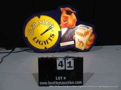 CAMEL JOE CLOCK, 18" X 30"