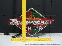 BUDWEISER ON TAP DIAMOND, 20" X 30"