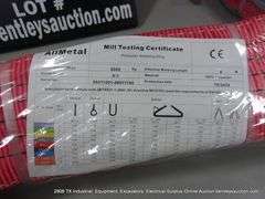 KJ ALL METAL KG44 LIFTING NYLON STRAPS - 5 TON X 6 METERS - RED (2X MONEY)