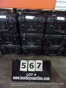 PELICAN 1300 BLACK POLY CASES (3X MONEY)