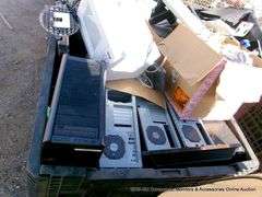 MISC BOX: COMPUTER MONITORS, MICROWAVE, KEYBOARDS - CONTENTS ONLY (15X MONEY)