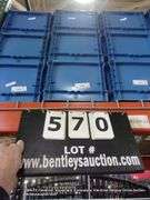 ORBIS NX01215-S BLUE POLY ORGANIZER BINS (3X MONEY)