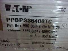 PALLET: EATON PPBPS36400TB - PULL BOX M/S 36" X 4" NPT 90 DEGREE - 24 PC'S
