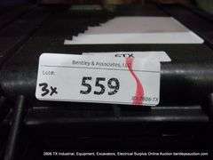 PELICAN 1300 BLACK POLY CASES (3X MONEY)