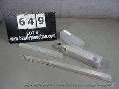 LOT: (2) NICKEL COATED COPPER MIXED SIZED GROUNDING STRAPS